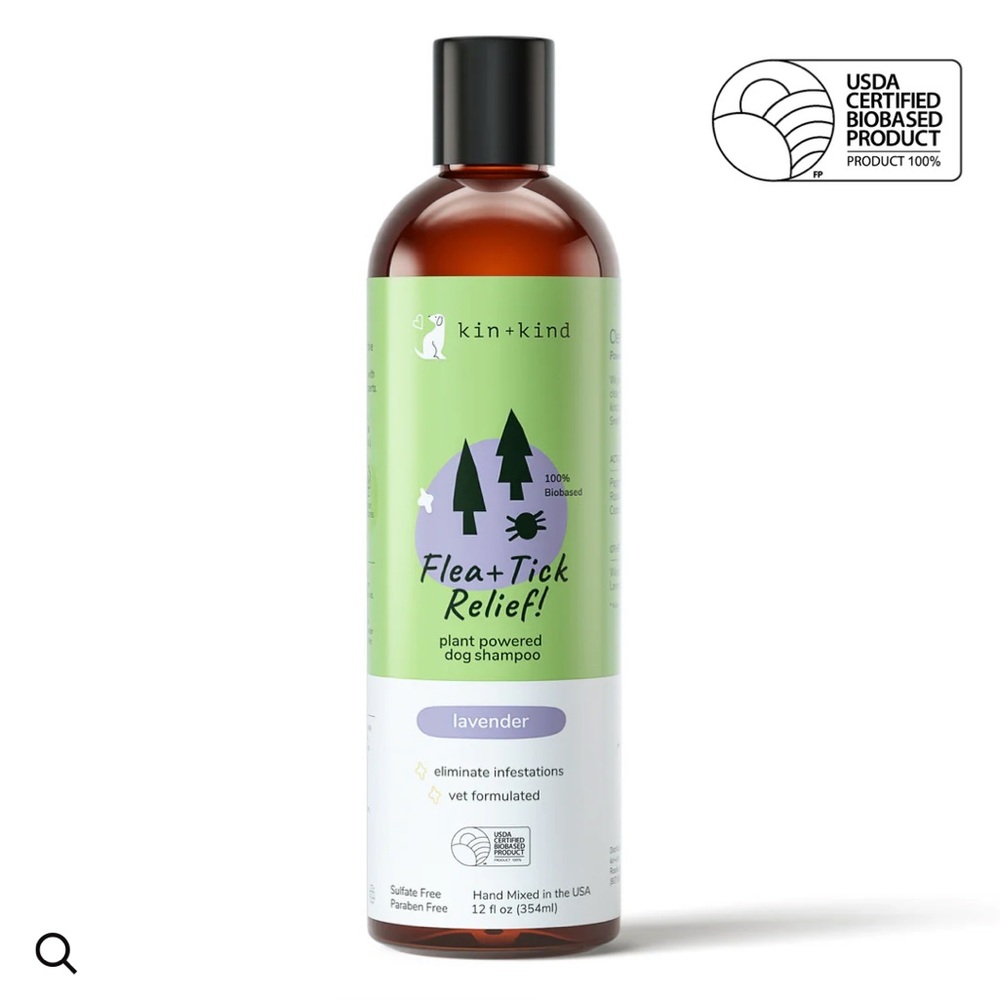 Kin kind Flea and Tick Dog Shampoo Lavender